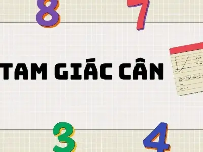 Lý thuyết tam giác cân lớp 7 có bài tập vận dụng 