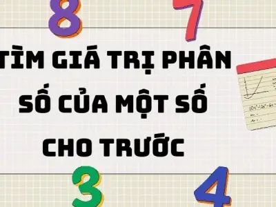 Quy tắc Tìm giá trị phân số của một số cho trước