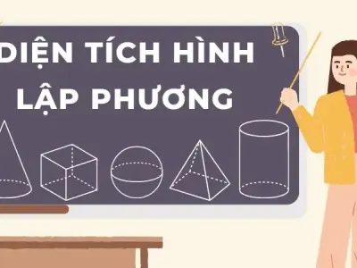 Công thức diện tích hình lập phương và hướng dẫn giải bài tập