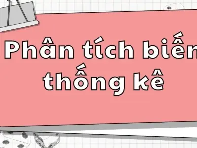 Chi tiết các phương pháp phân tích biến thống kê