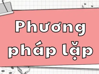 Thuật toán của phương pháp lặp