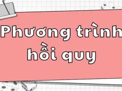 Phương trình hồi quy - Tuyến tính, phi tuyến và logistic