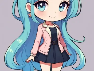 Ảnh anime cute với phong cách đáng yêu, ngộ nghĩnh