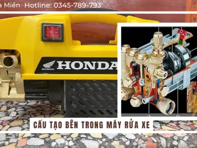 Khám phá cấu tạo máy rửa xe Honda- Giải pháp bền bỉ, hiệu quả
