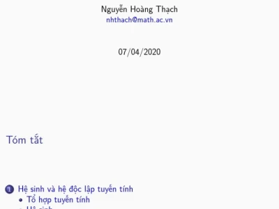 Cơ sở của không gian vectơ: Kiến thức nền tảng và bài tập minh họa