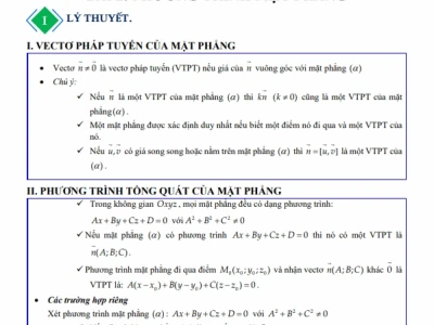 Hướng dẫn chi tiết cách viết phương trình mặt phẳng chuẩn xác nhất