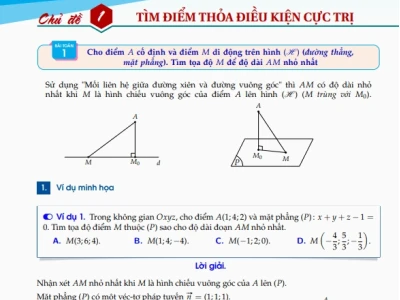 Khám phá Cực Trị Hình Học Không Gian Oxyz: Chuyên Đề Toán 12 Nâng Cao