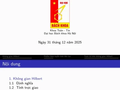 Không gian Hilbert là gì và những ứng dụng quan trọng
