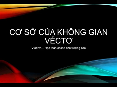 Số Chiều Của Không Gian Vecto Tìm Hiểu Chi Tiết