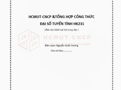 Tóm tắt Đại số Tuyến tính: Công thức và Khái niệm Cốt lõi