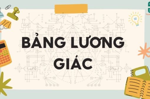 Lý thuyết bảng lượng giác – Toán lớp 9