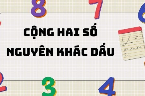 Tổng hợp kiến thức bài: Cộng hai số nguyên khác dấu