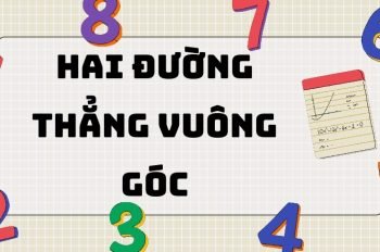 Định nghĩa và tính chất của hai đường thẳng vuông góc