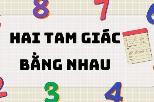 Lý thuyết hai tam giác bằng nhau và bài tập có lời giải chi tiết