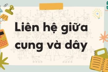 Lý thuyết liên hệ giữa cung và dây – Toán lớp 9