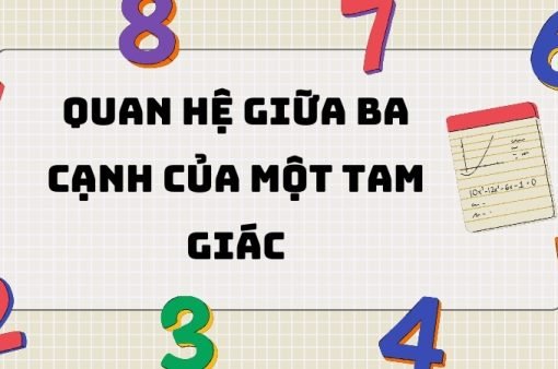 Quan hệ giữa ba cạnh của một tam giác – Toán lớp 7