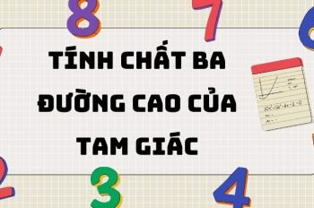 Hệ thống kiến thức đầy đủ về tính chất ba đường cao của tam giác