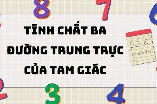 Lý thuyết tính chất ba đường trung trực của tam giác lớp 7