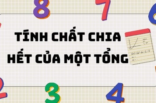 Tổng hợp kiến thức tính chất chia hết của một tổng