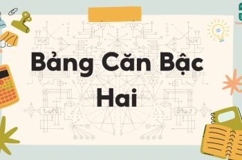 Lý thuyết về bảng căn bậc hai – Toán lớp 9