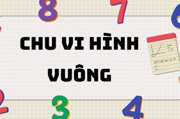 Lý thuyết và công thức chu vi hình vuông lớp 3