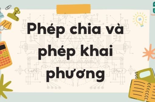 Liên hệ giữa phép chia và phép khai phương