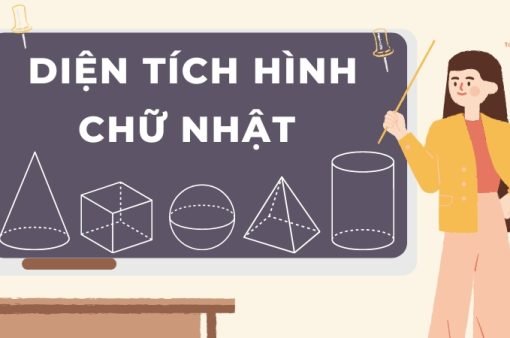 Lý thuyết và công thức tính diện tích hình chữ nhật