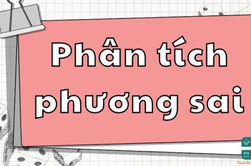 Phương pháp phân tích phương sai (ANOVA)