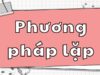 Thuật toán của phương pháp lặp