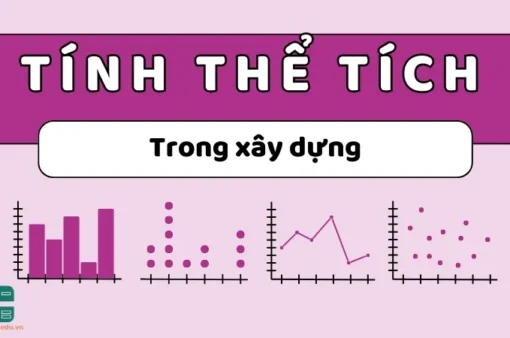 Các công thức tính toán thể tích trong xây dựng phổ biến