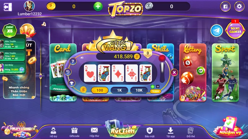 Hướng dẫn chơi Game Bài Topzo hiệu quả - Dễ thắng